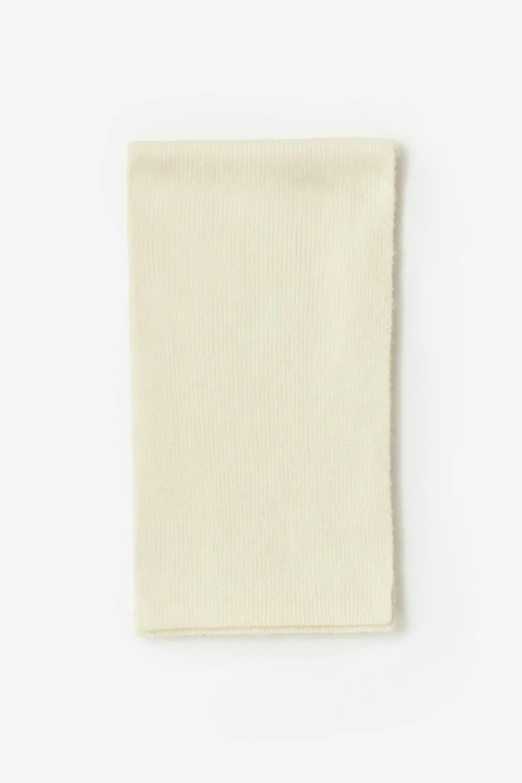 Rib knitted scarf