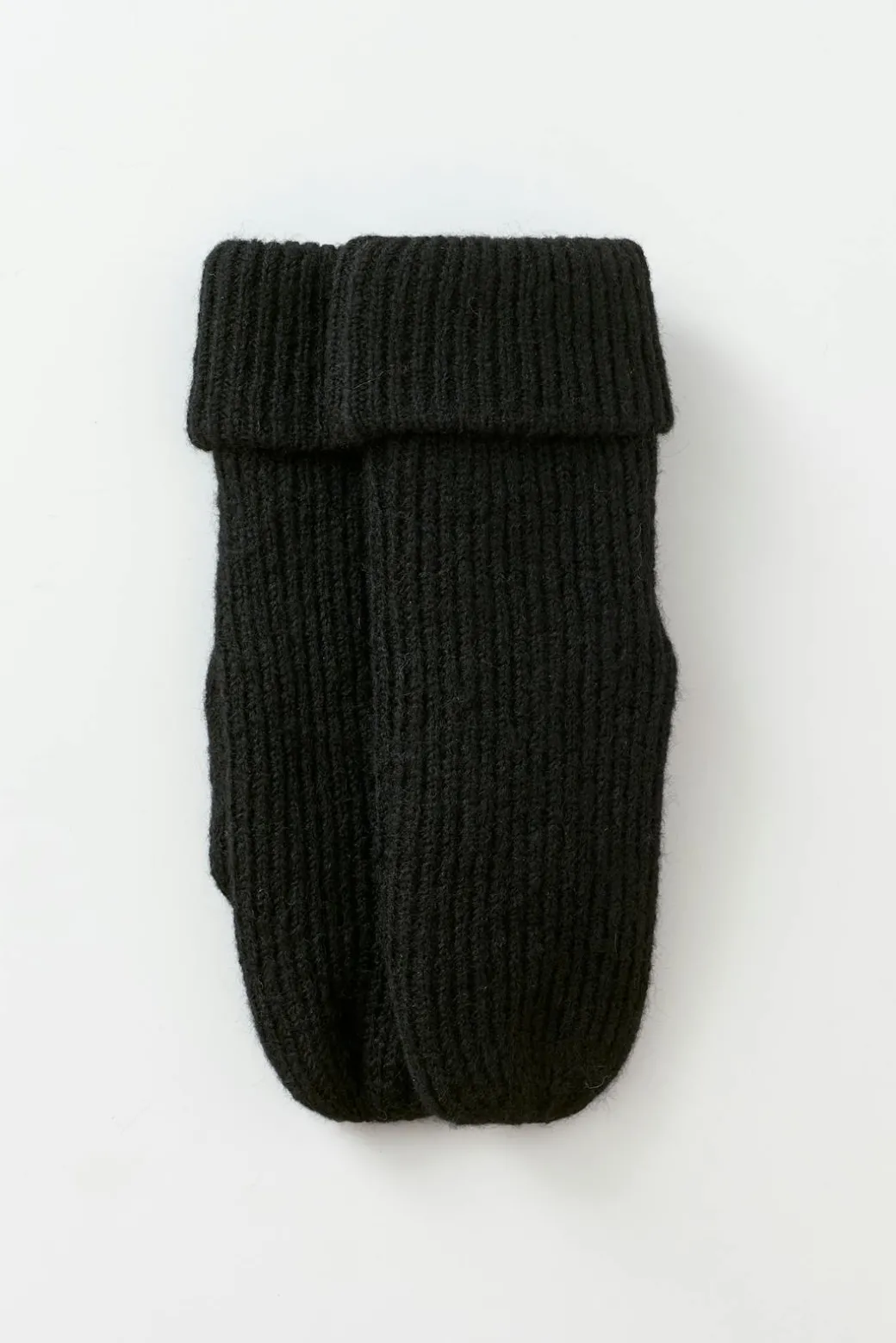 Rib mittens