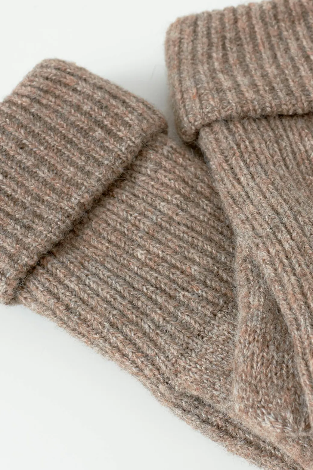 Rib mittens
