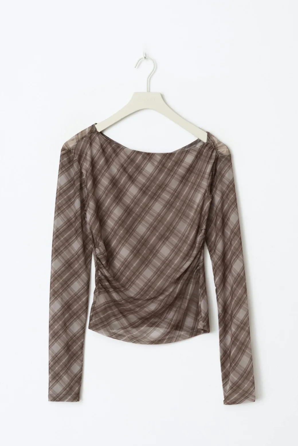 Ruched mesh top