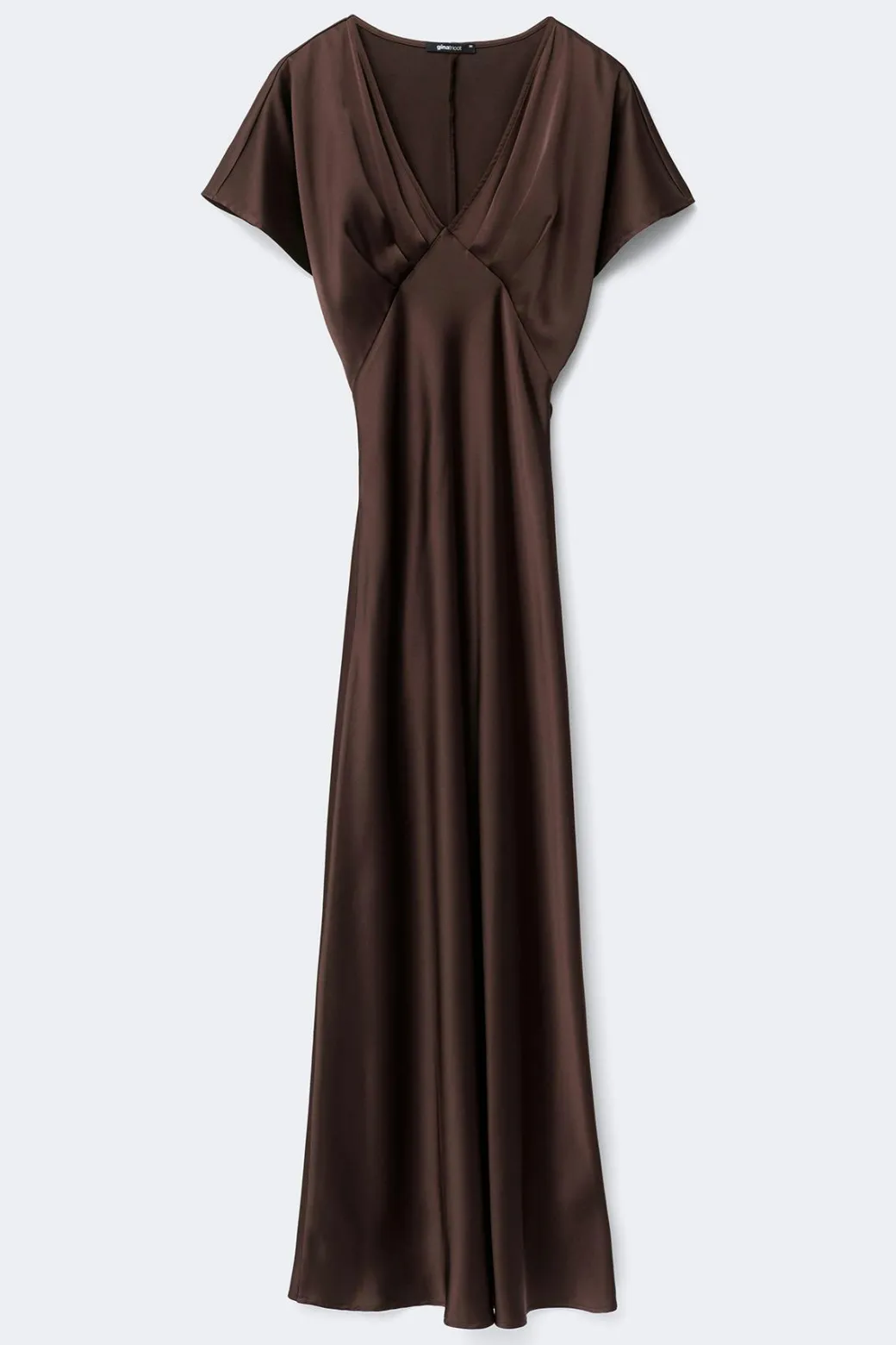 Satin maxi dress