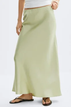 Satin skirt