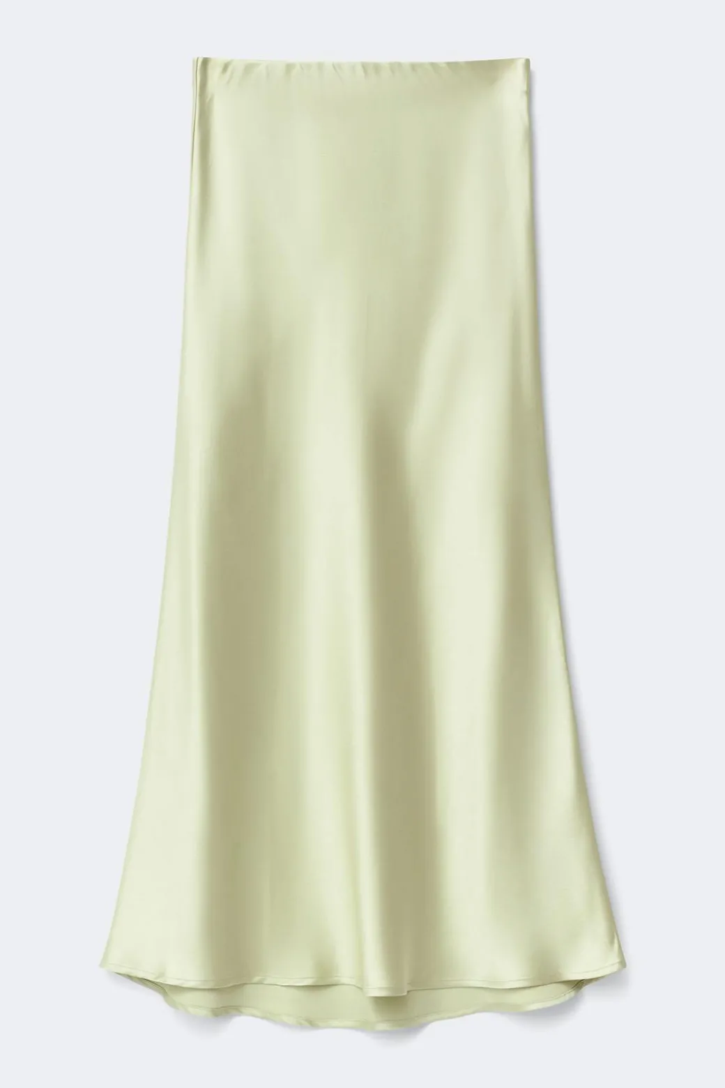 Satin skirt