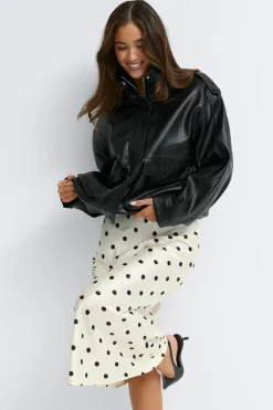 Satin skirt