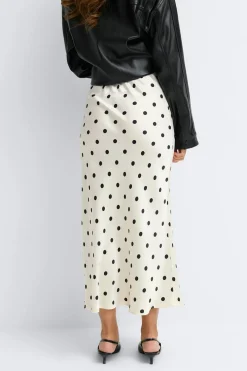 Satin skirt