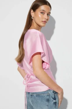 Satin top