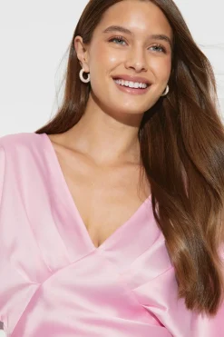 Satin top