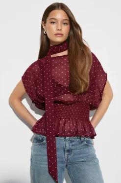 Scarf blouse