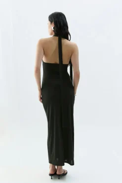 Scarf maxi dress
