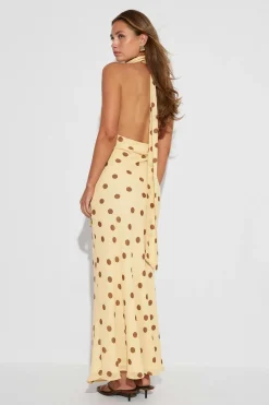 Scarf maxi dress