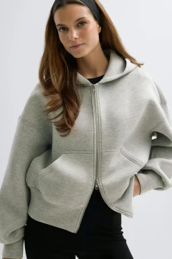 Scuba zip hoodie