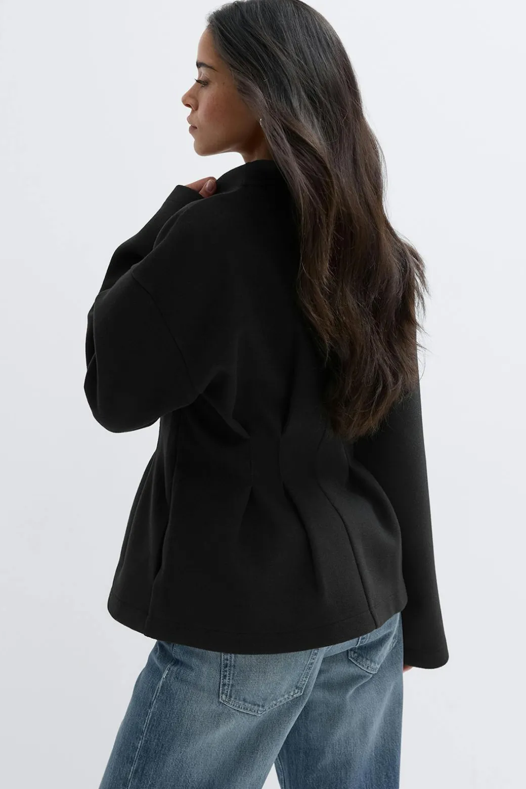 Sculpted felt jacket