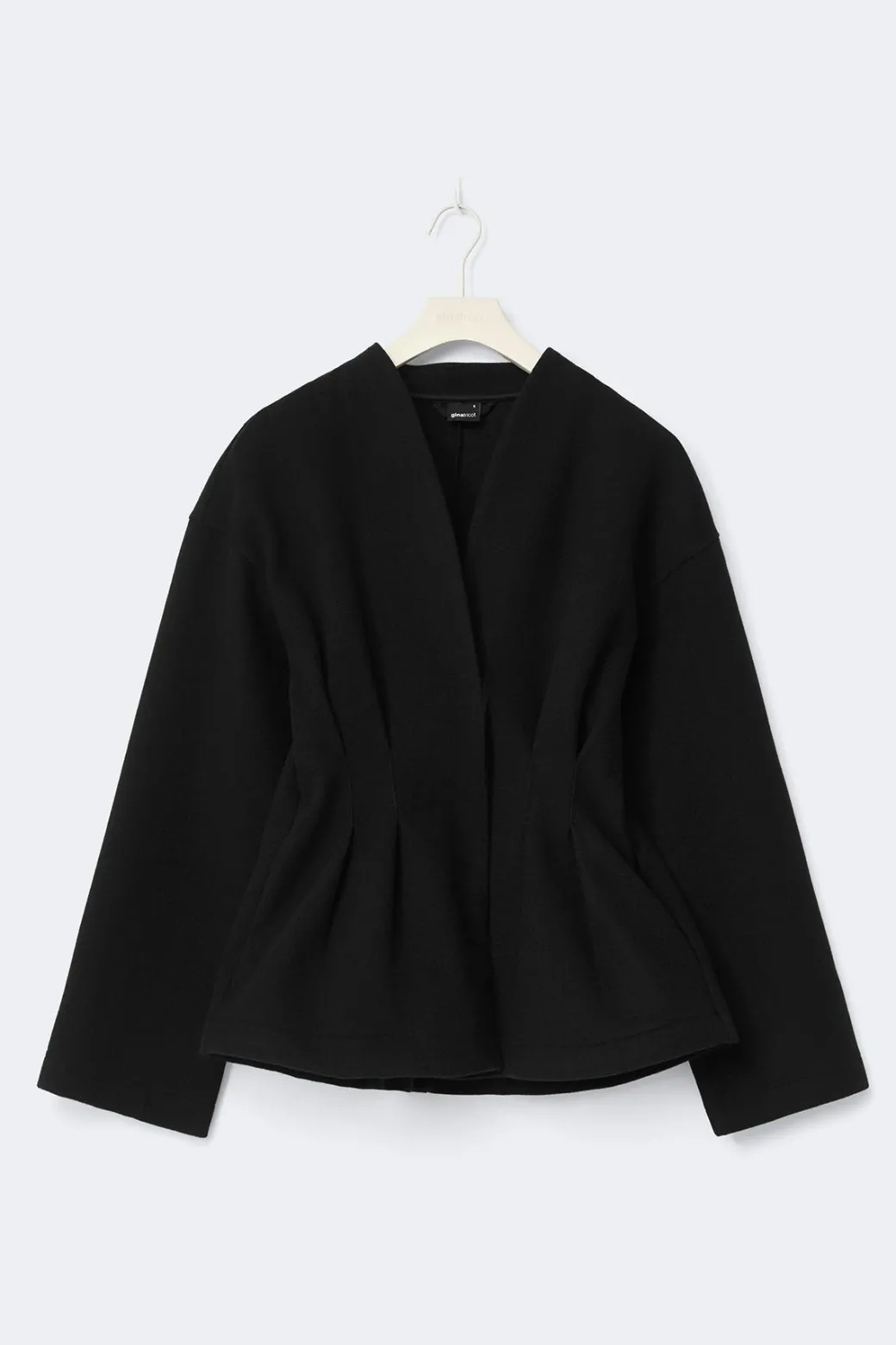 Sculpted felt jacket