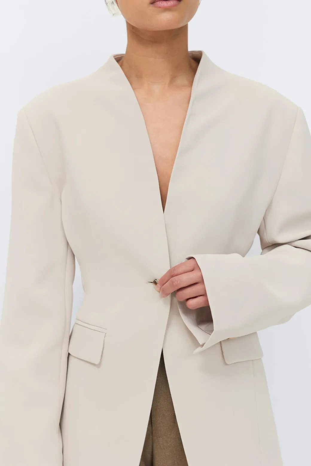 Shaped blazer