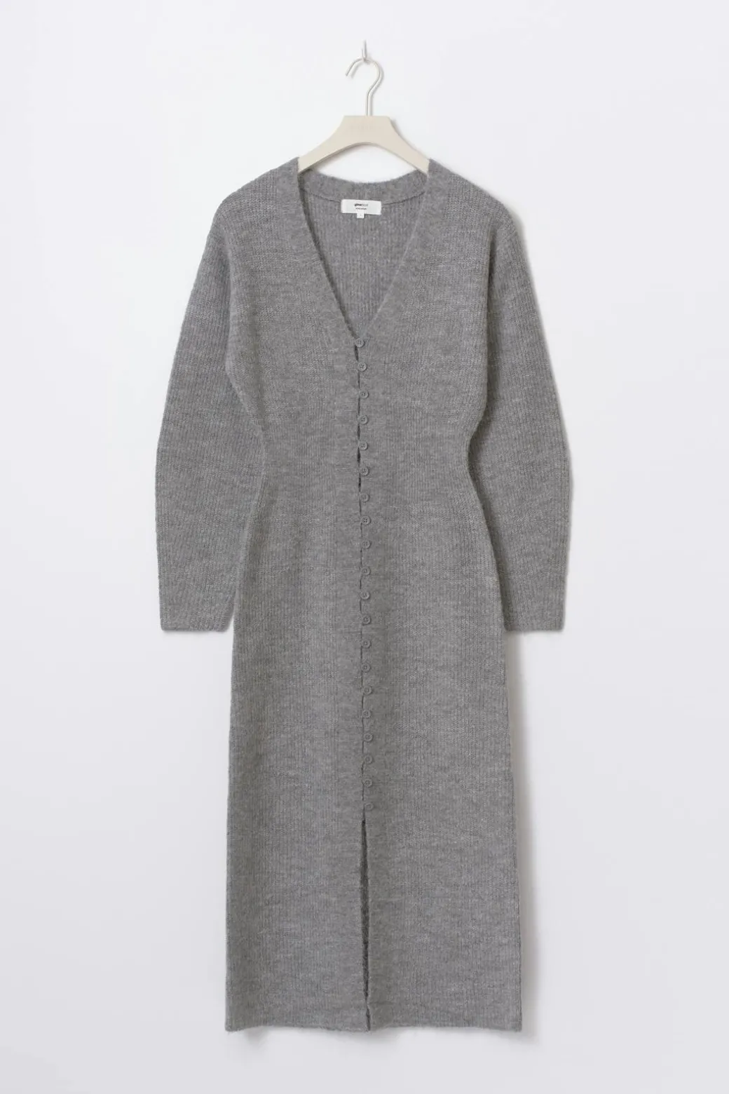 Shaped knitted dress