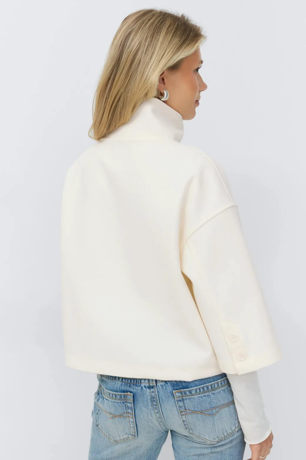 14+ short felt jacket