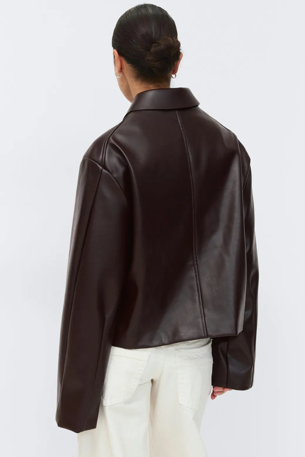 Short pu jacket