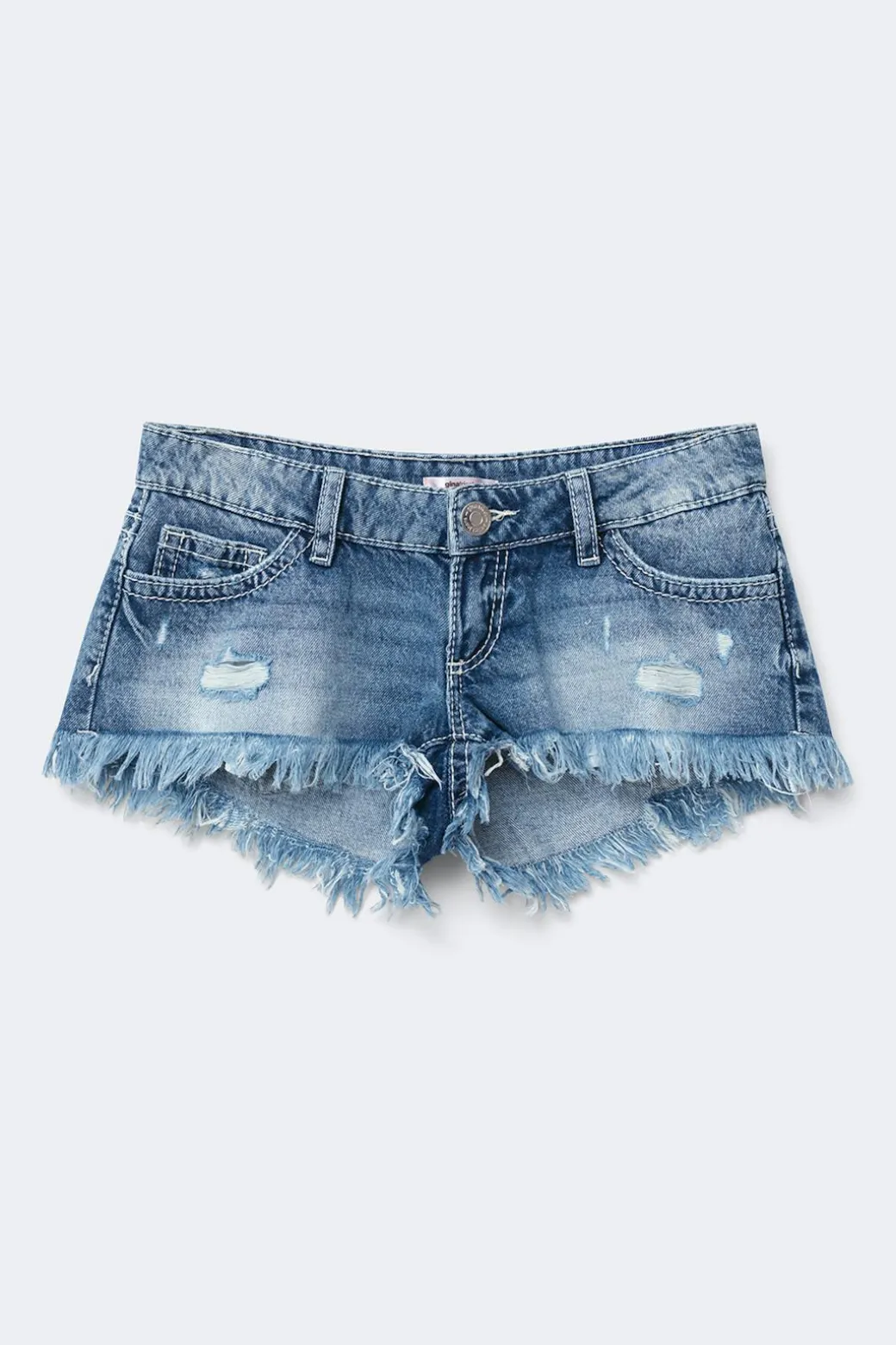 14+ slay low denim shorts