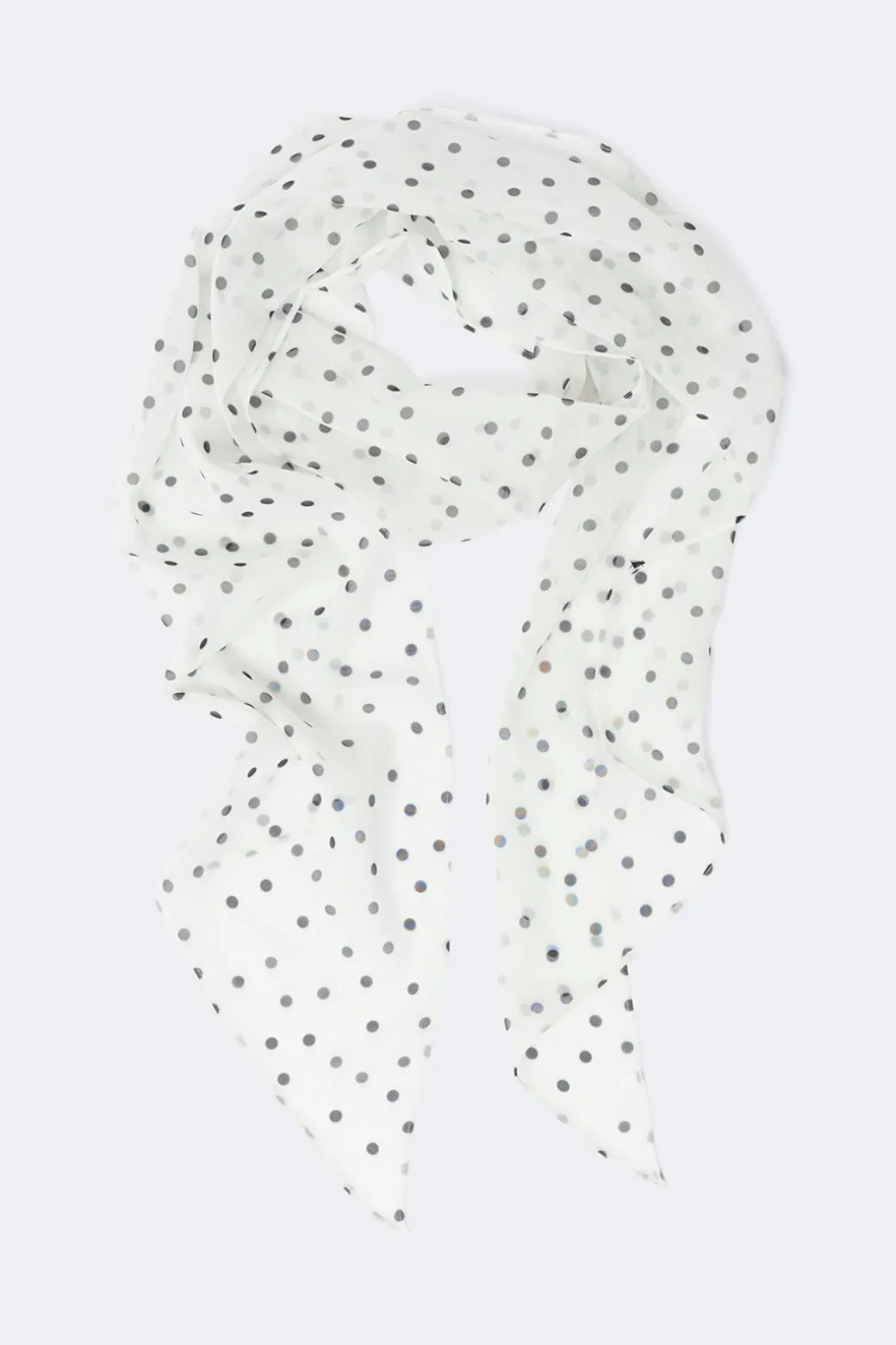 Slim chiffon scarf