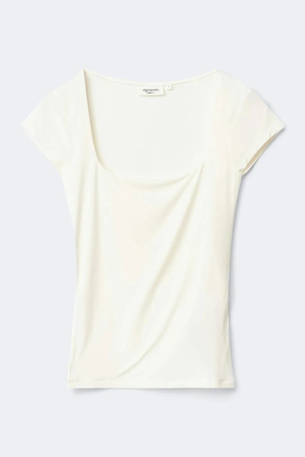 Slim fit short sleeve top