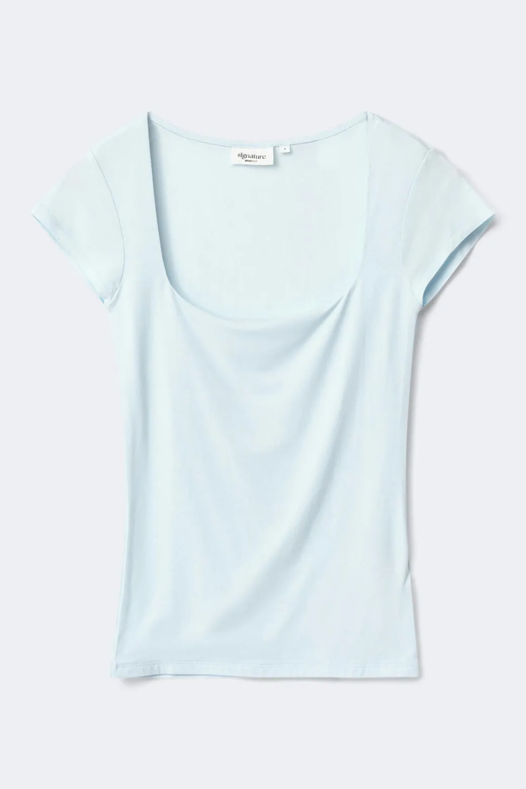 Slim fit short sleeve top