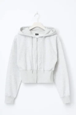 Slim fit zip hoodie