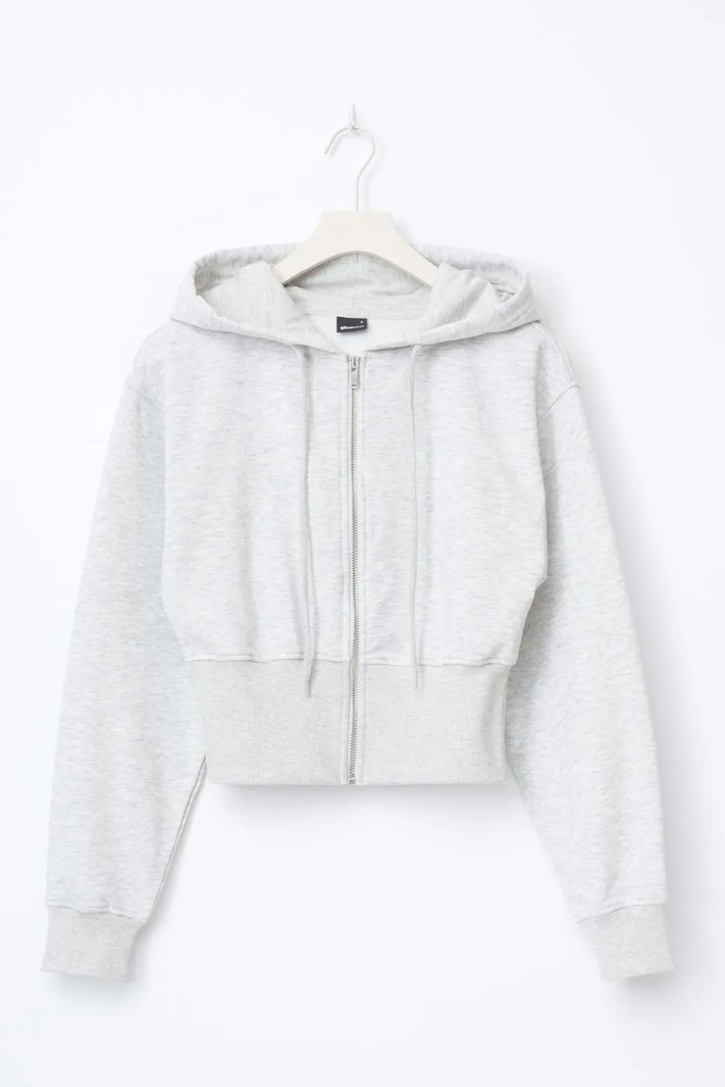 Slim fit zip hoodie