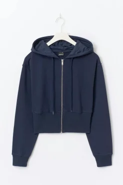 Slim fit zip hoodie