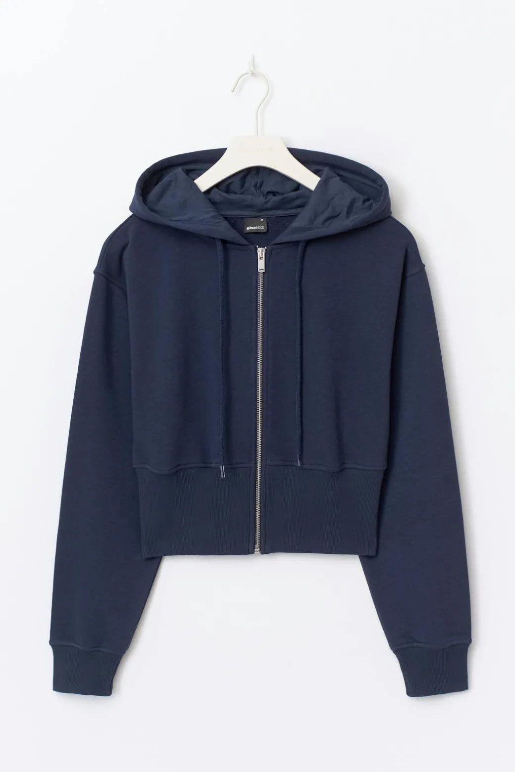 Slim fit zip hoodie