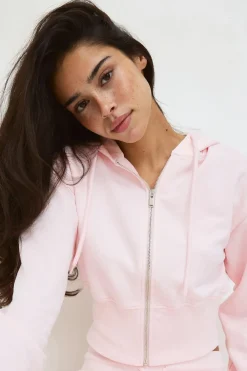 Slim fit zip hoodie