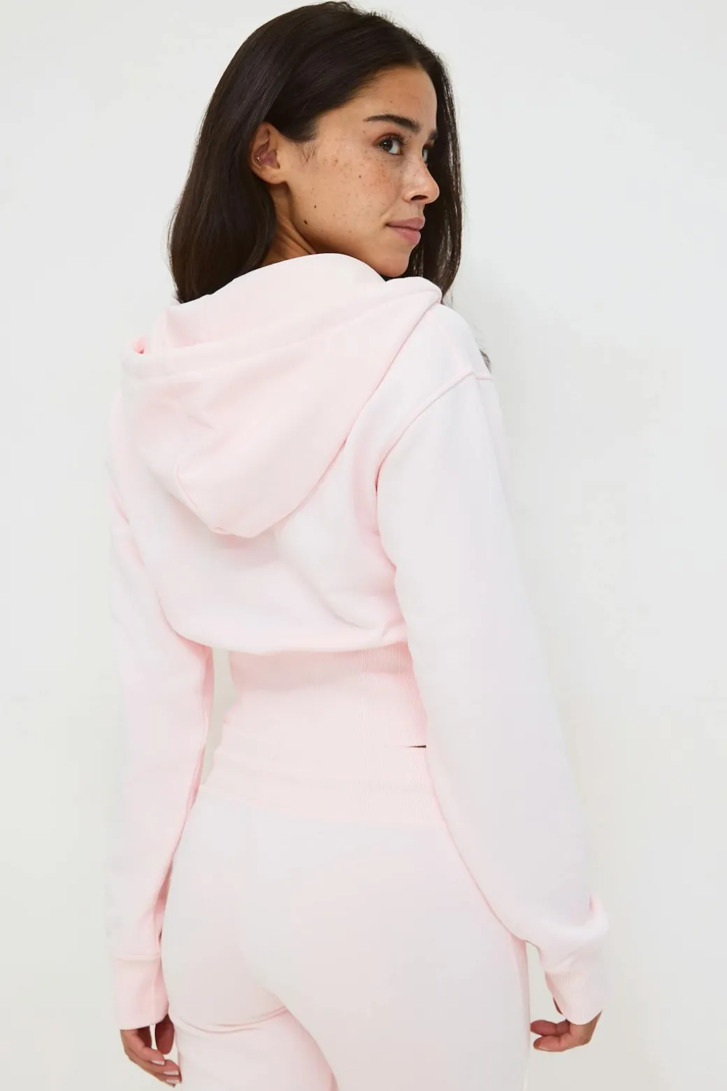 Slim fit zip hoodie