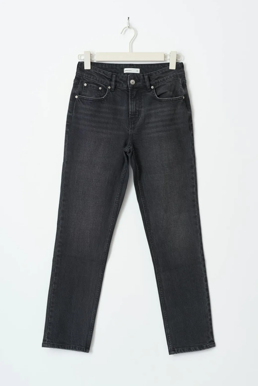 Slim straight jeans