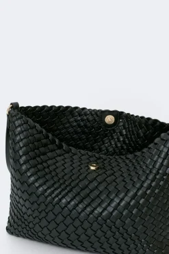 Slouchy braided strap bag
