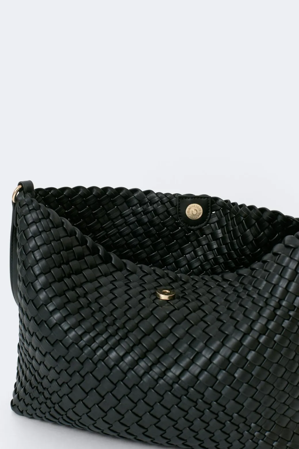 Slouchy braided strap bag