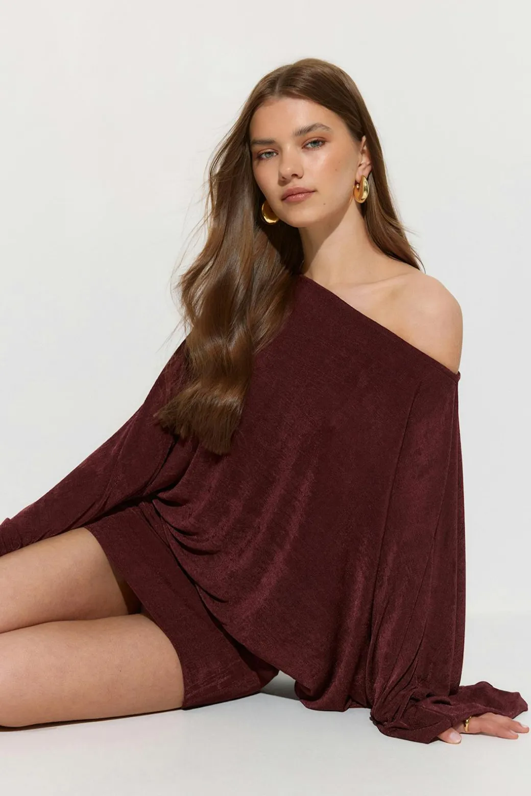 Slouchy mini dress