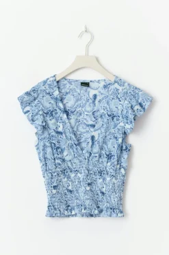 Smock frill top