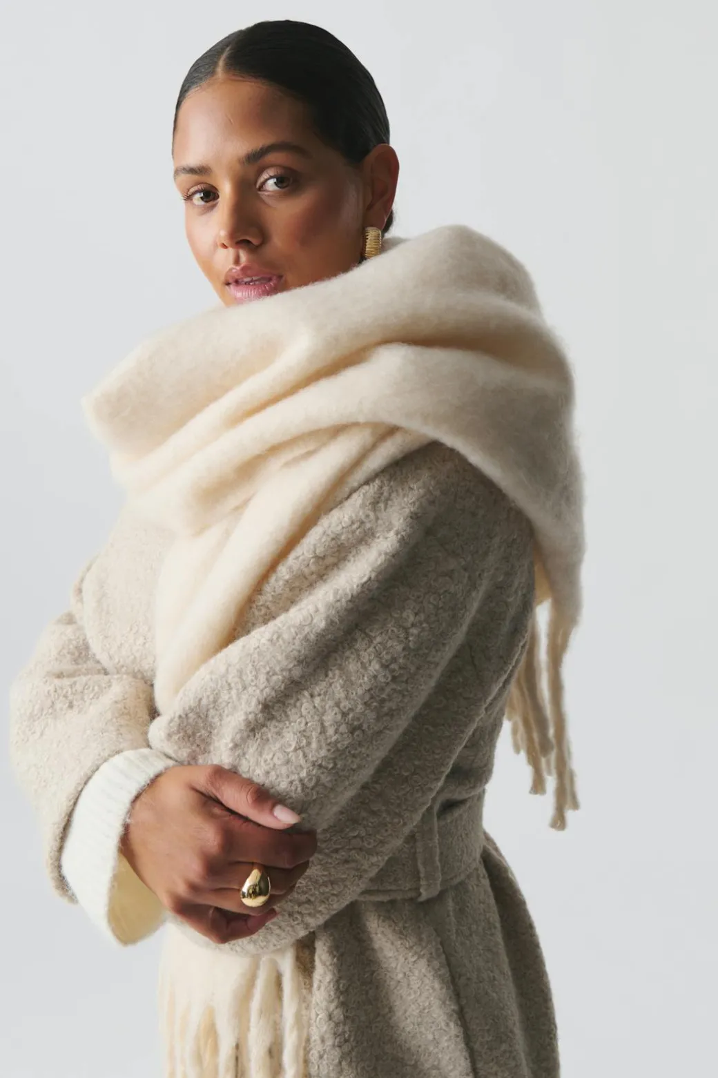 Soft chunky scarf