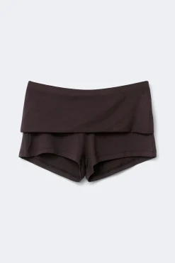 Soft folded loungewear shorts