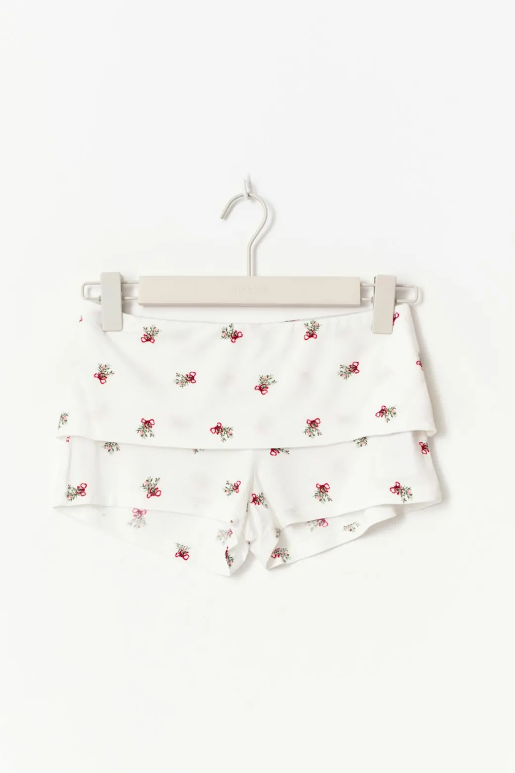 Soft folded loungewear shorts
