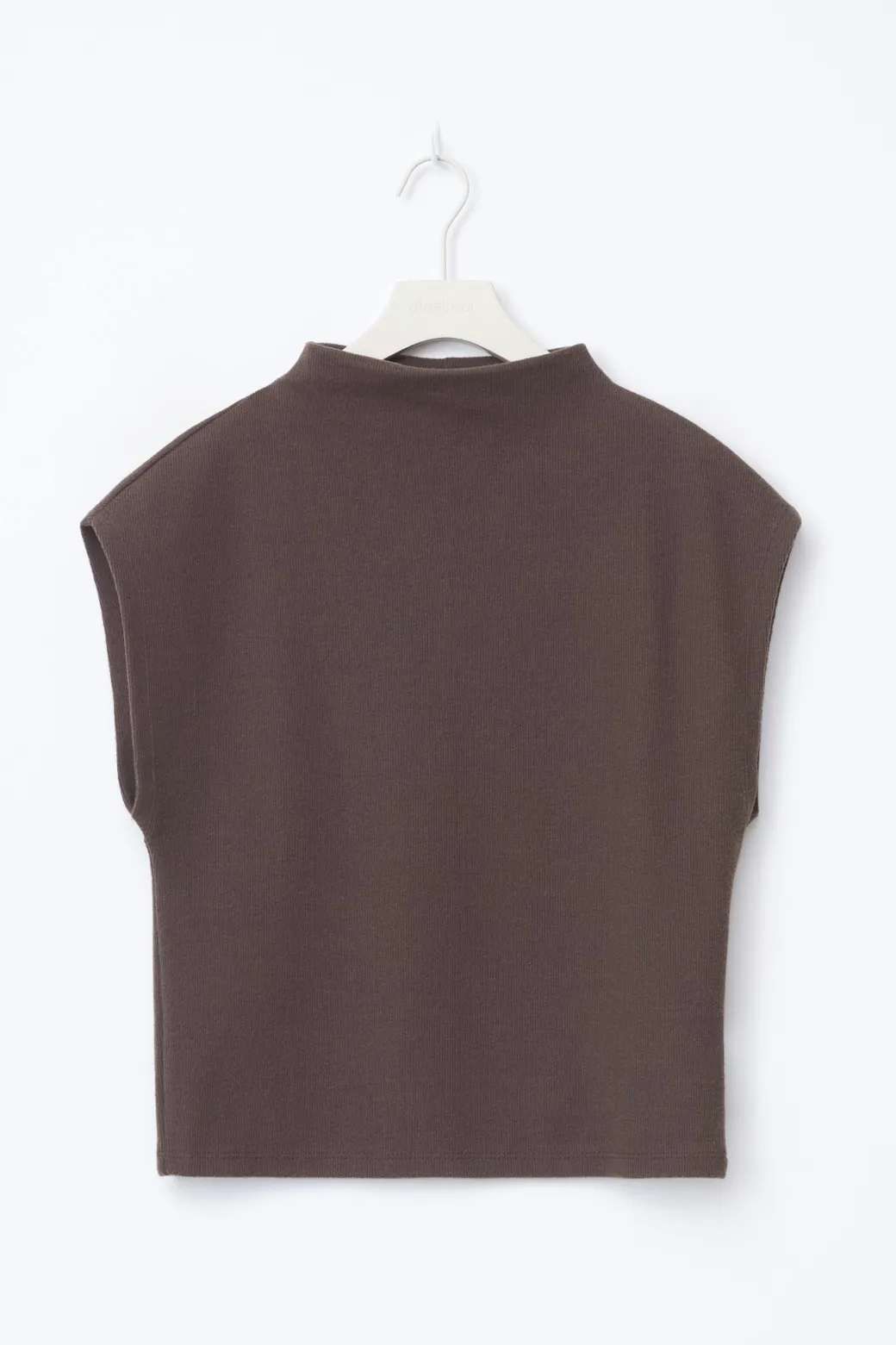 Soft funnel neck top