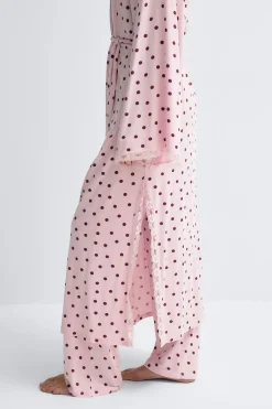 Soft lace loungewear robe