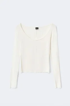 Soft layering yoga top