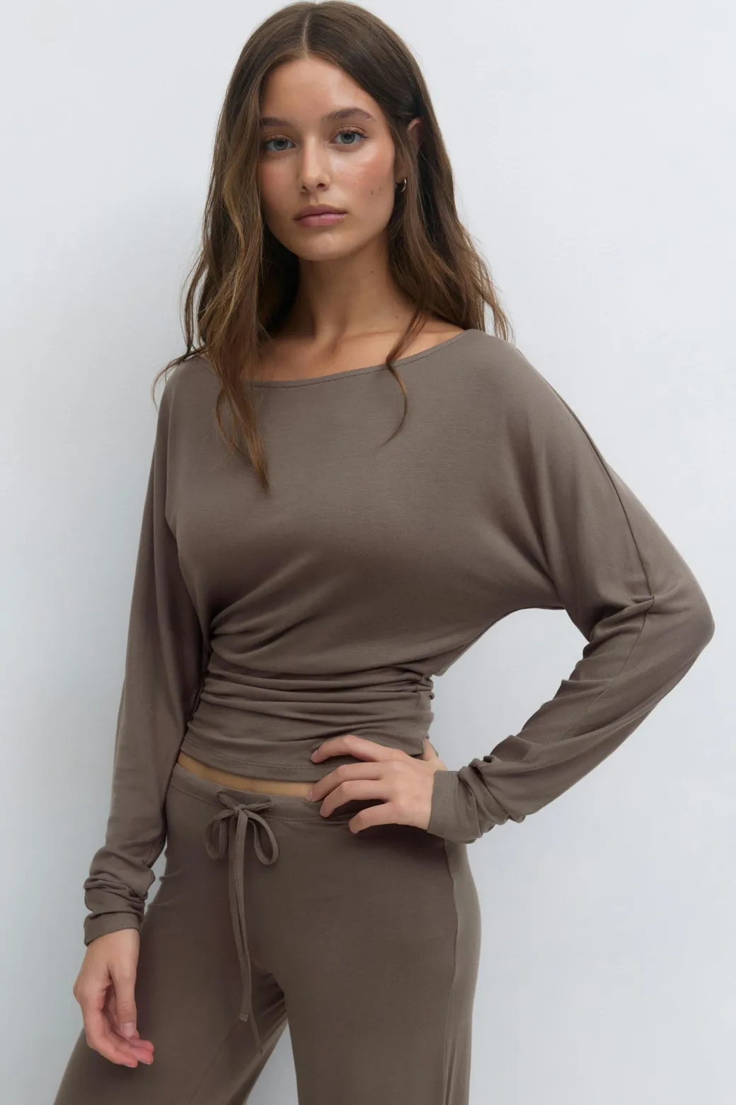 Soft slouchy loungewear top