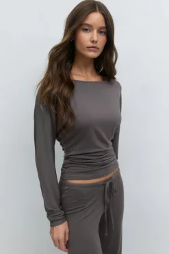 Soft slouchy loungewear top