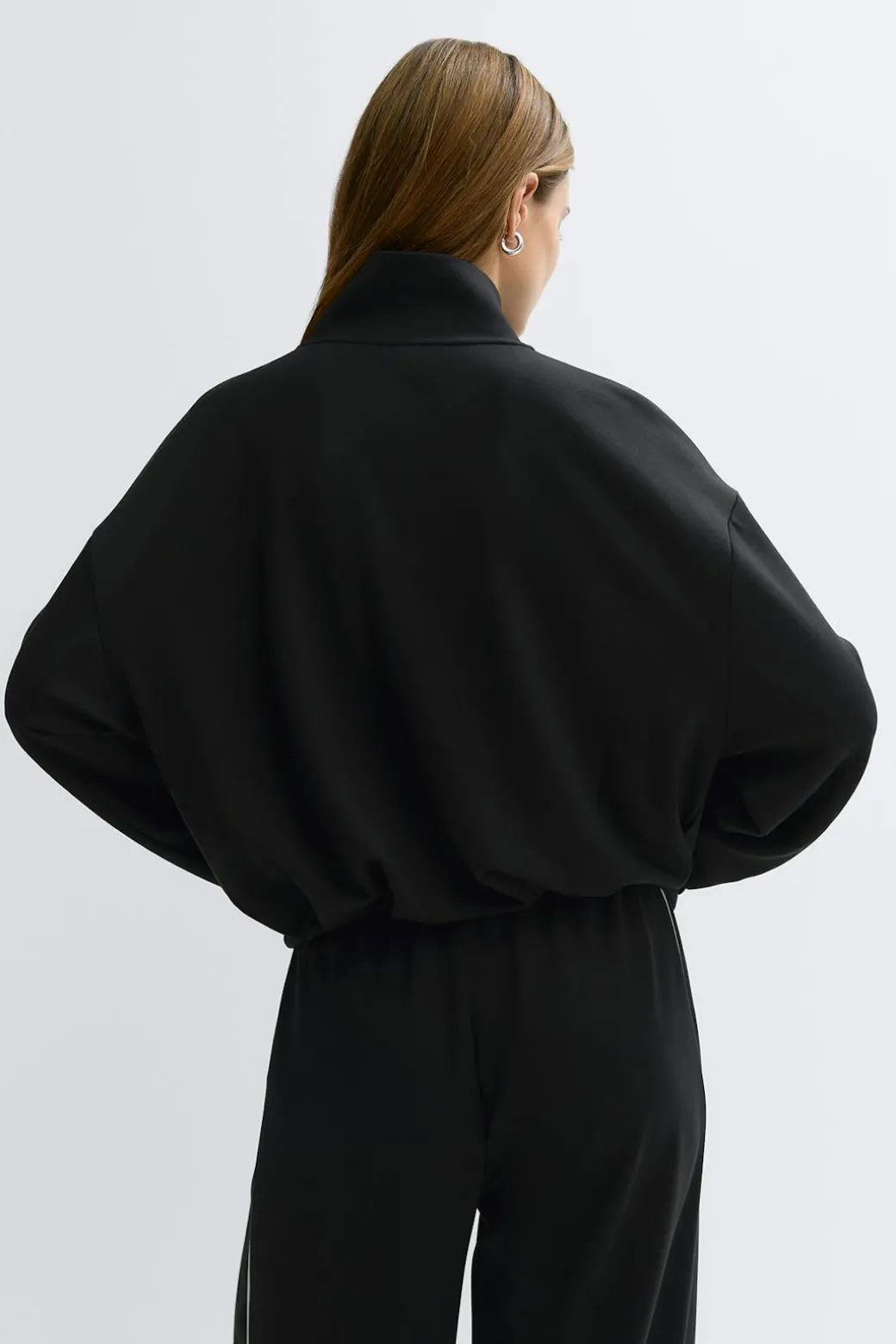 Soft sporty zip jacket