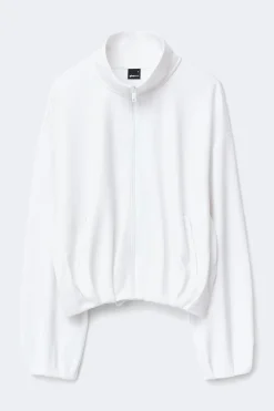 Soft sporty zip jacket