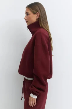 Soft sport zip sweater