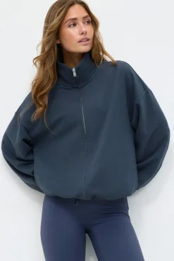 Soft sport zip sweater