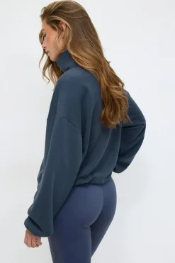 Soft sport zip sweater