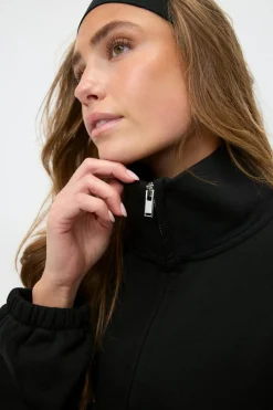 Soft sport zip sweater
